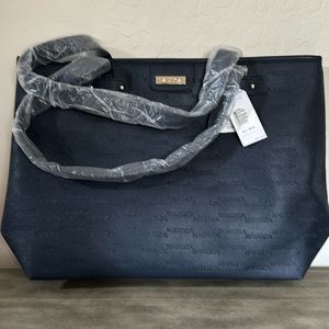 Nautica tote, Key Largo, Navy, 3 compartment, New